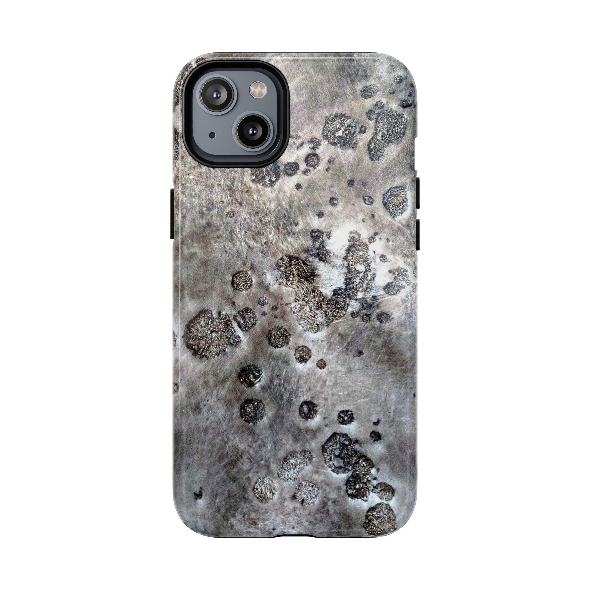 Tough Magnetic Phone Case with Moon Rock Art Design by Studio Blitz