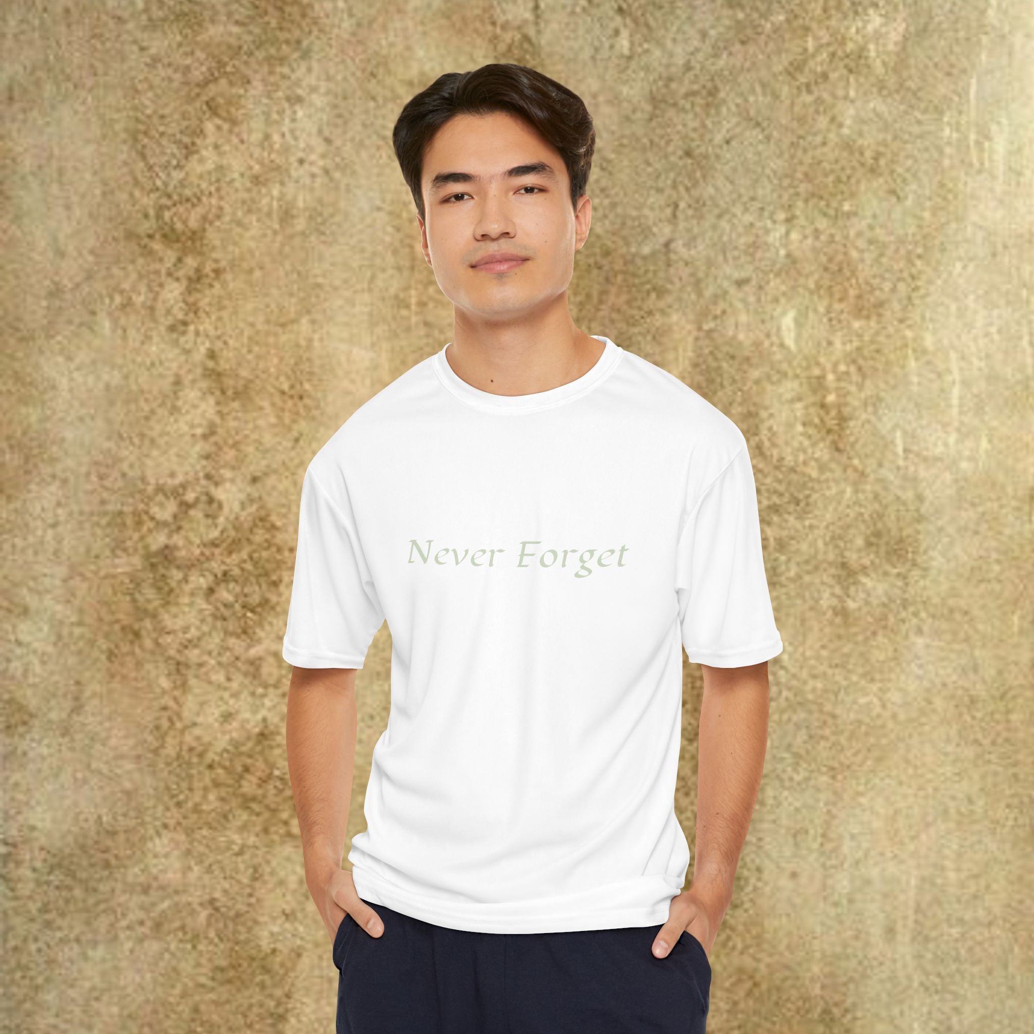 Men's Graphic Performance T-Shirt: 'Never Forget', 'Don't Tread on Me' Painted by Studio Blitz