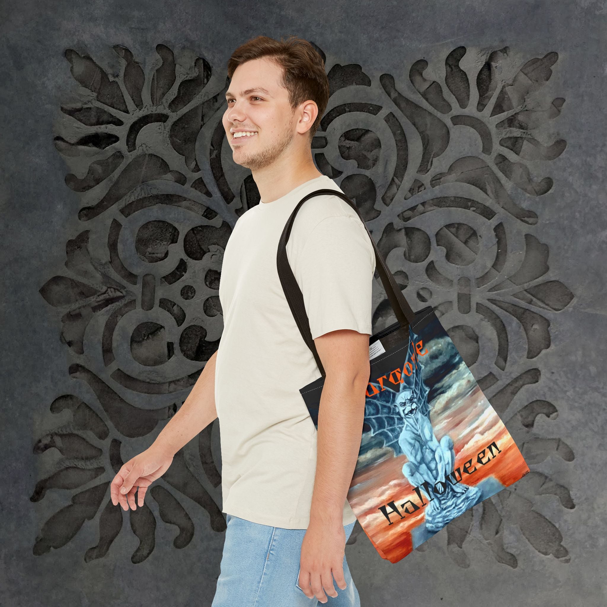 Halloween Gargoyle Tote/Trick or Treat Bag