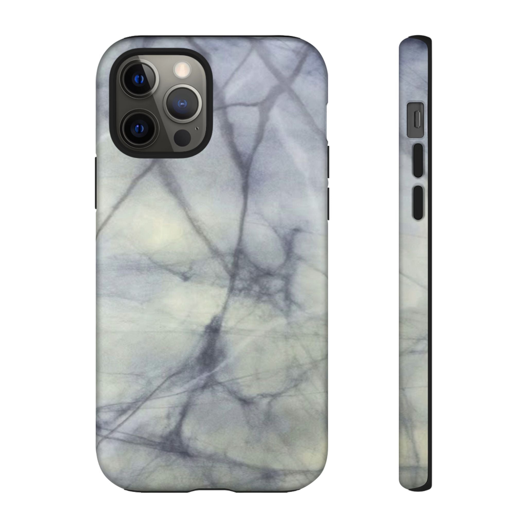 Phone Case, Eye-catching White Marble Look Tough Case by Studio Blitz