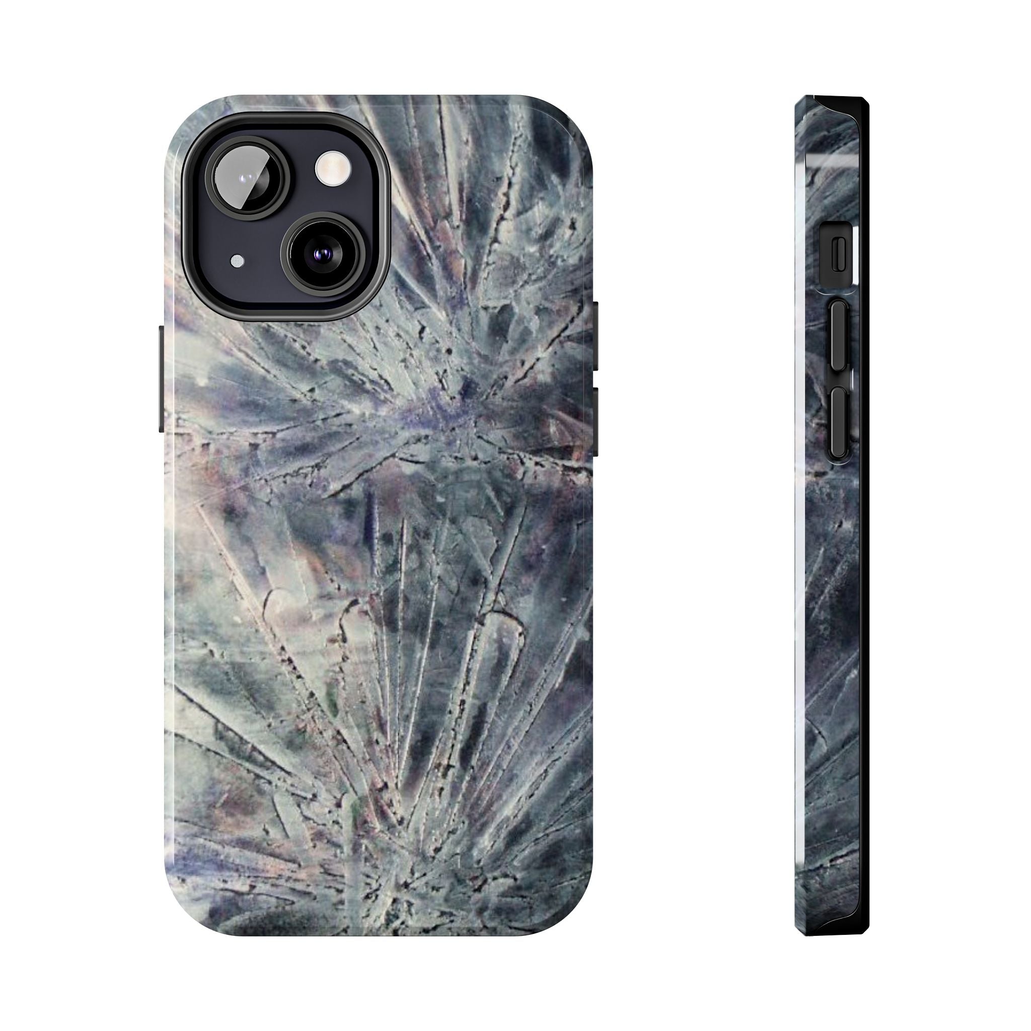 Phone Case with A Burst of Abstract Art Design by Studio Blitz