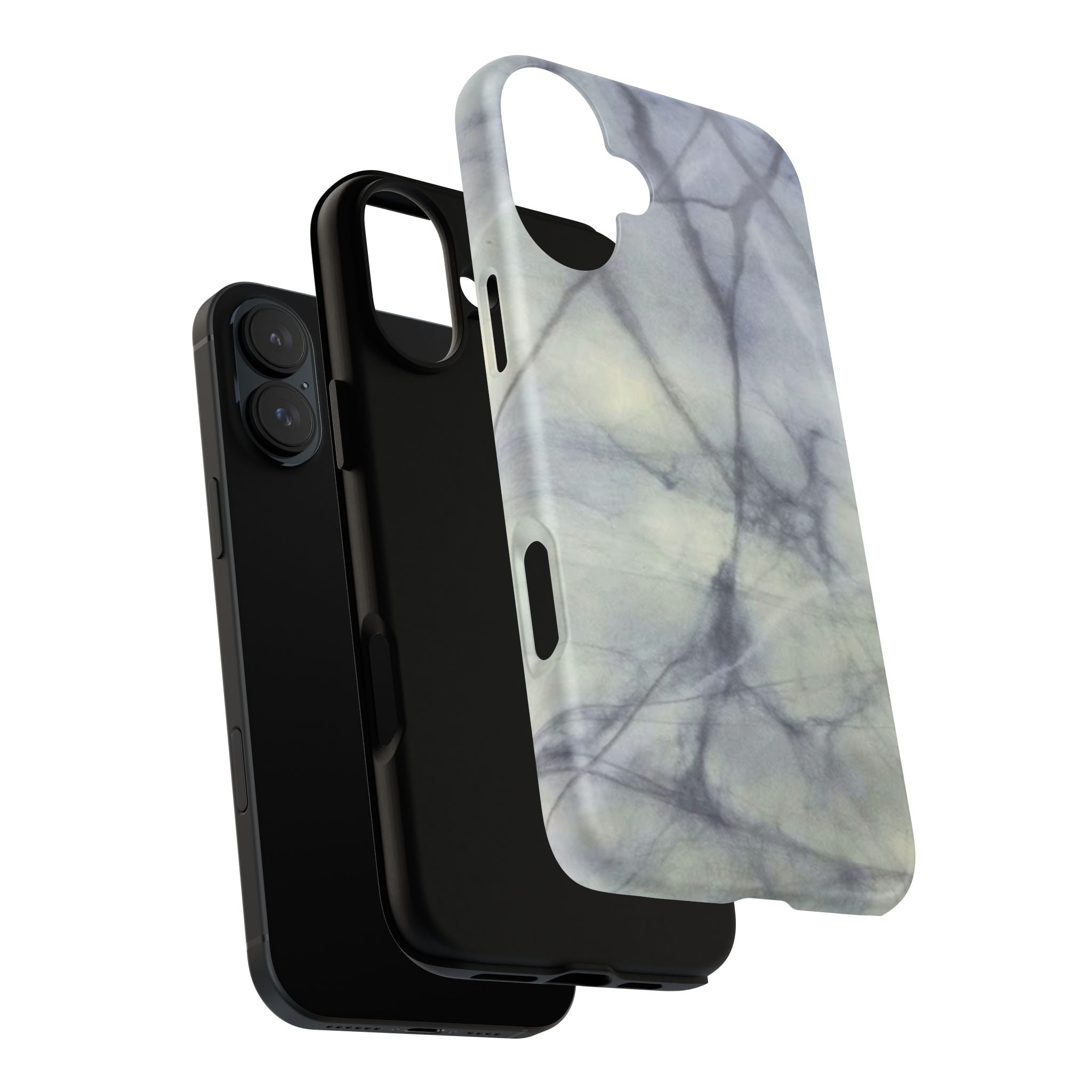 Phone Case, Eye-catching White Marble Look Tough Case by Studio Blitz