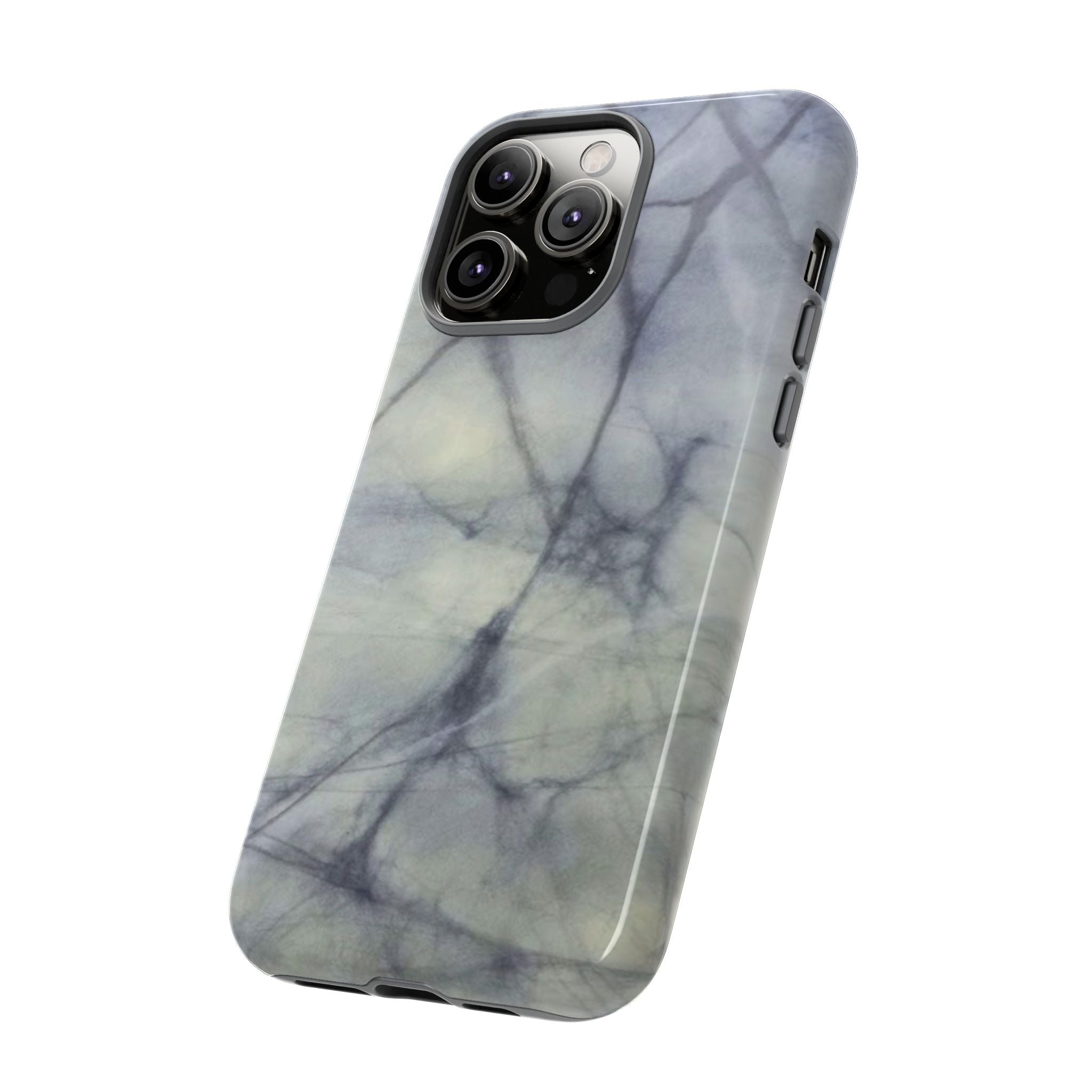 Phone Case, Eye-catching White Marble Look Tough Case by Studio Blitz