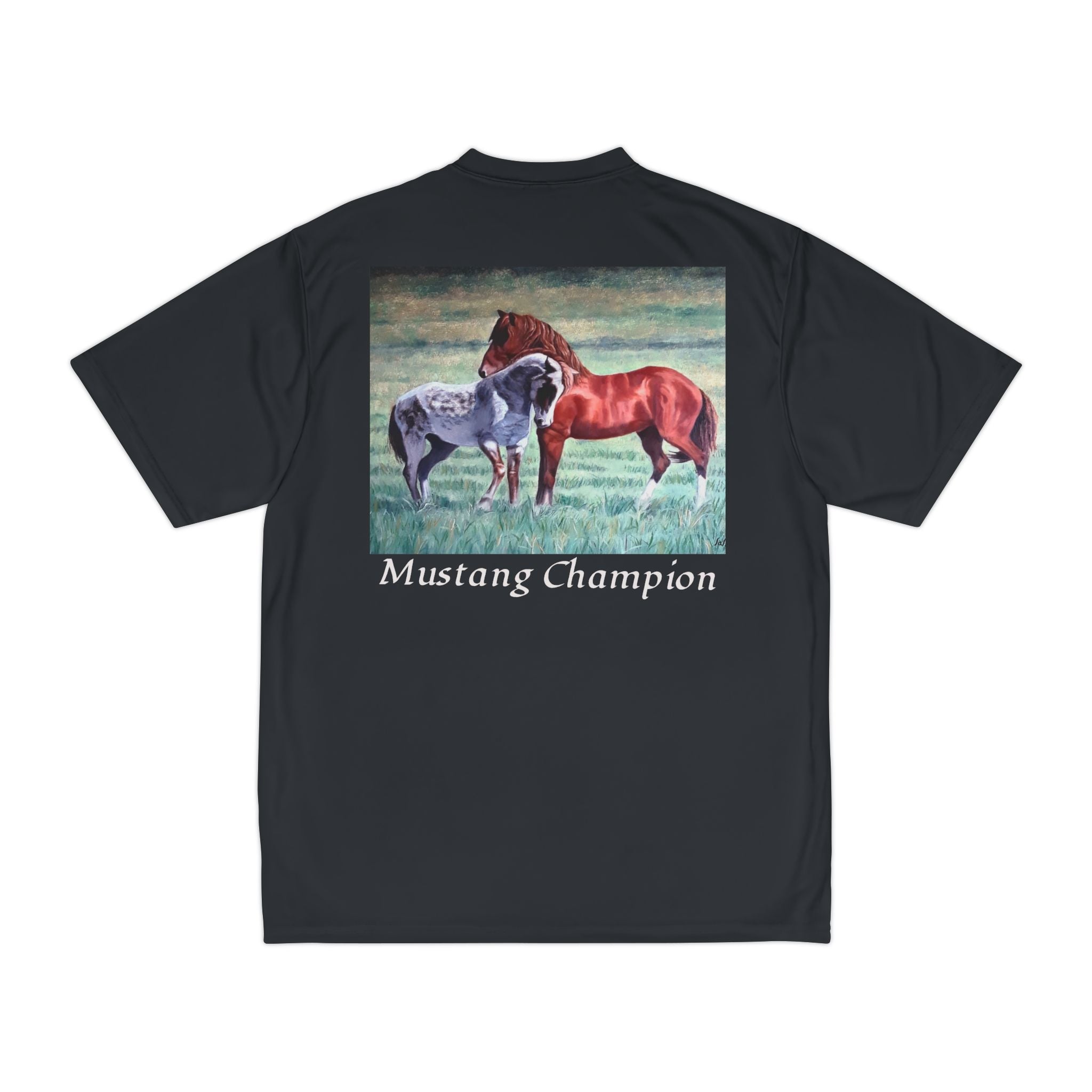 Athletic T-Shirt Wild Mustangs Painted by Studio Blitz