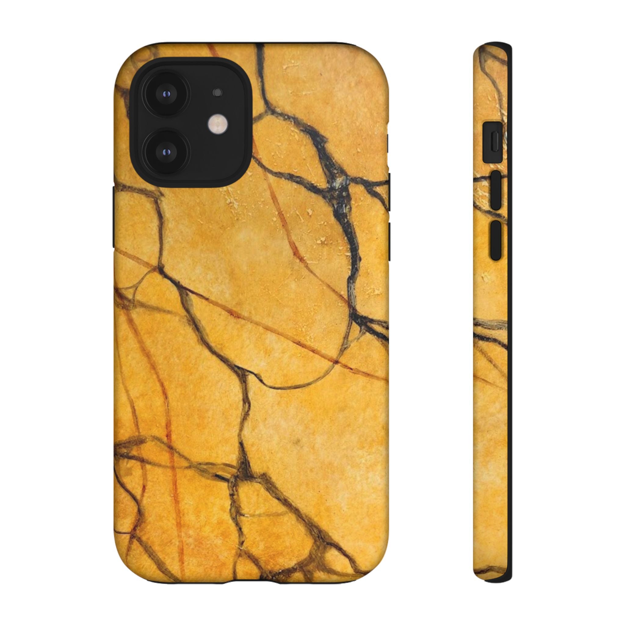 Sexy Gold Marbleized Phone Cases designed by Studio Blitz