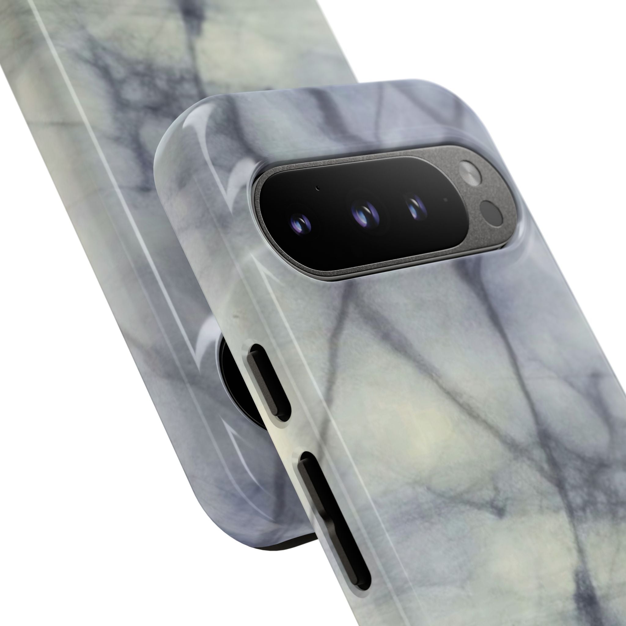Phone Case, Eye-catching White Marble Look Tough Case by Studio Blitz