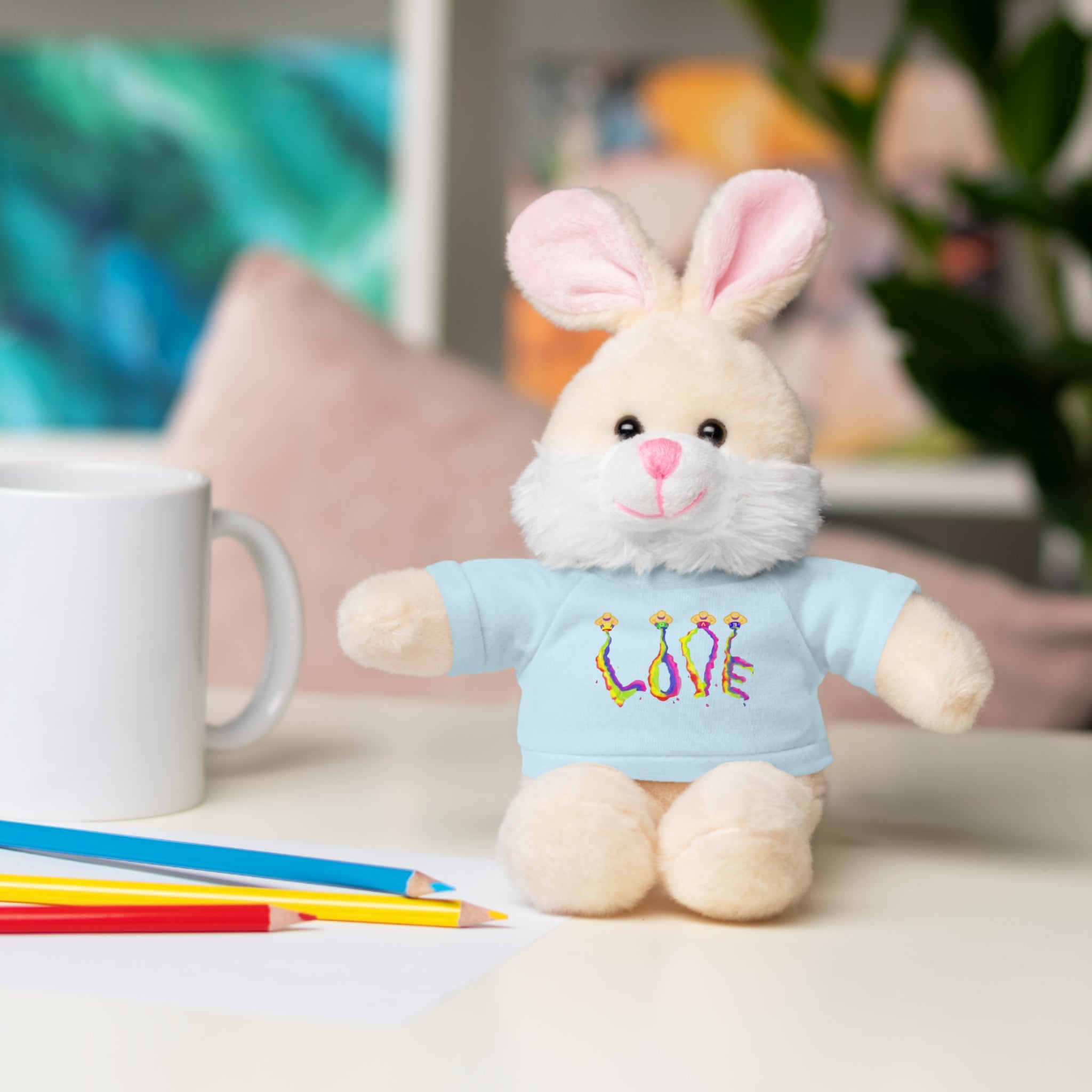 Loveable Stuffed Animals with a Love Tee by Studio Blitz