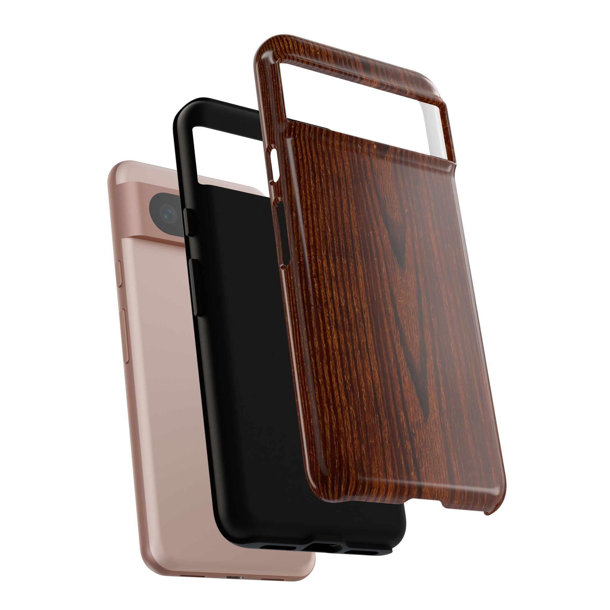 Tough Phone Case in Wooden Design by Studio Blitz