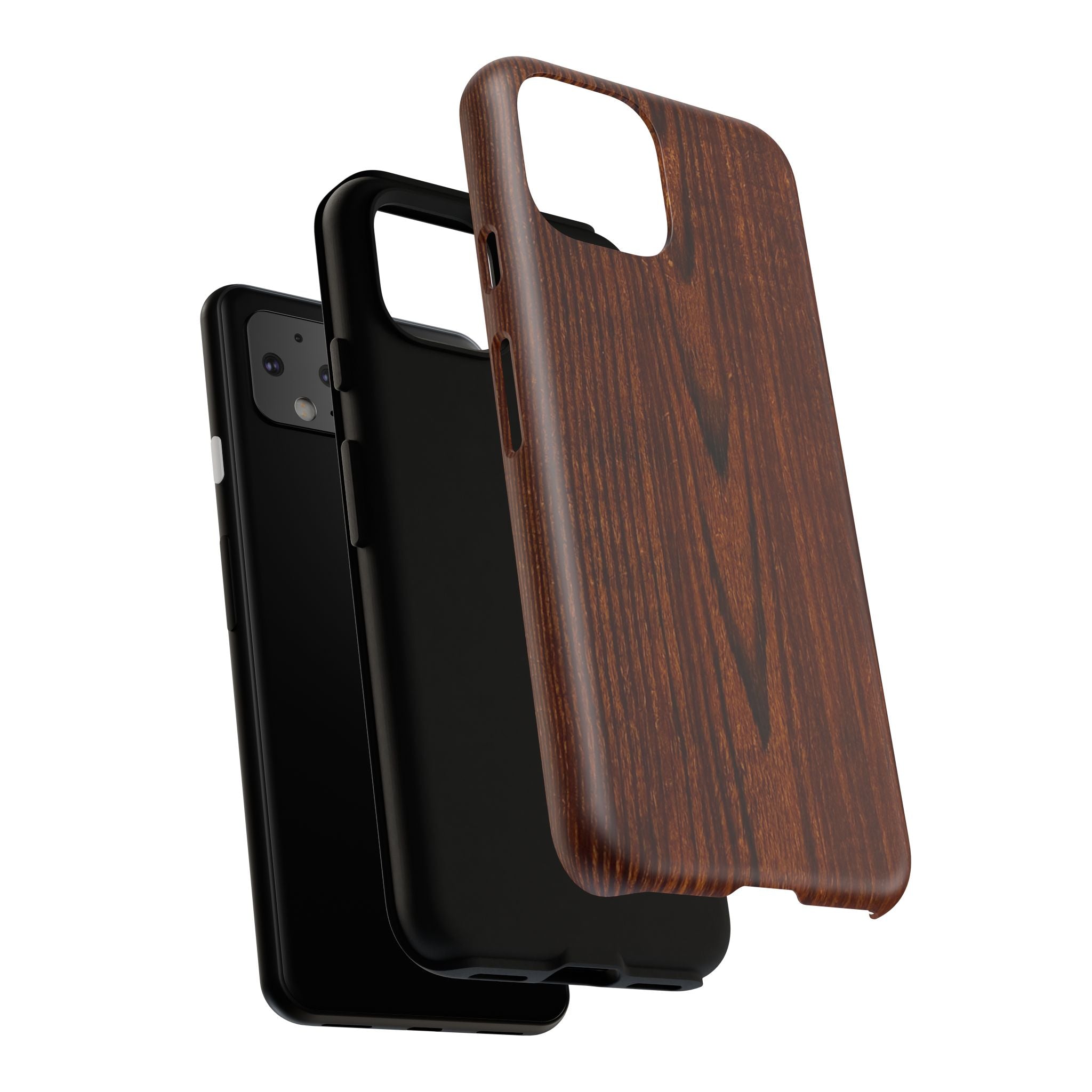 Tough Phone Case in Wooden Design by Studio Blitz