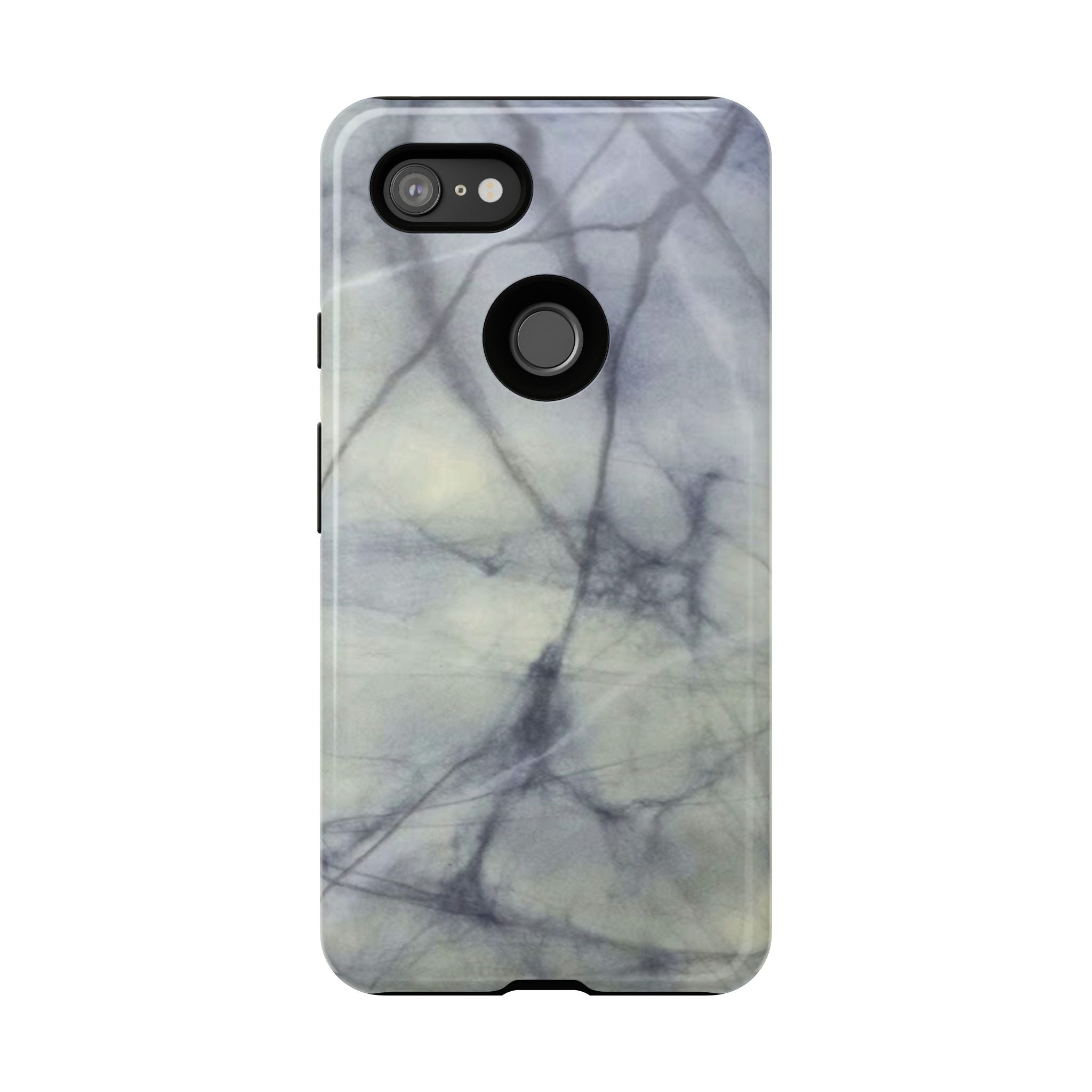 Phone Case, Eye-catching White Marble Look Tough Case by Studio Blitz