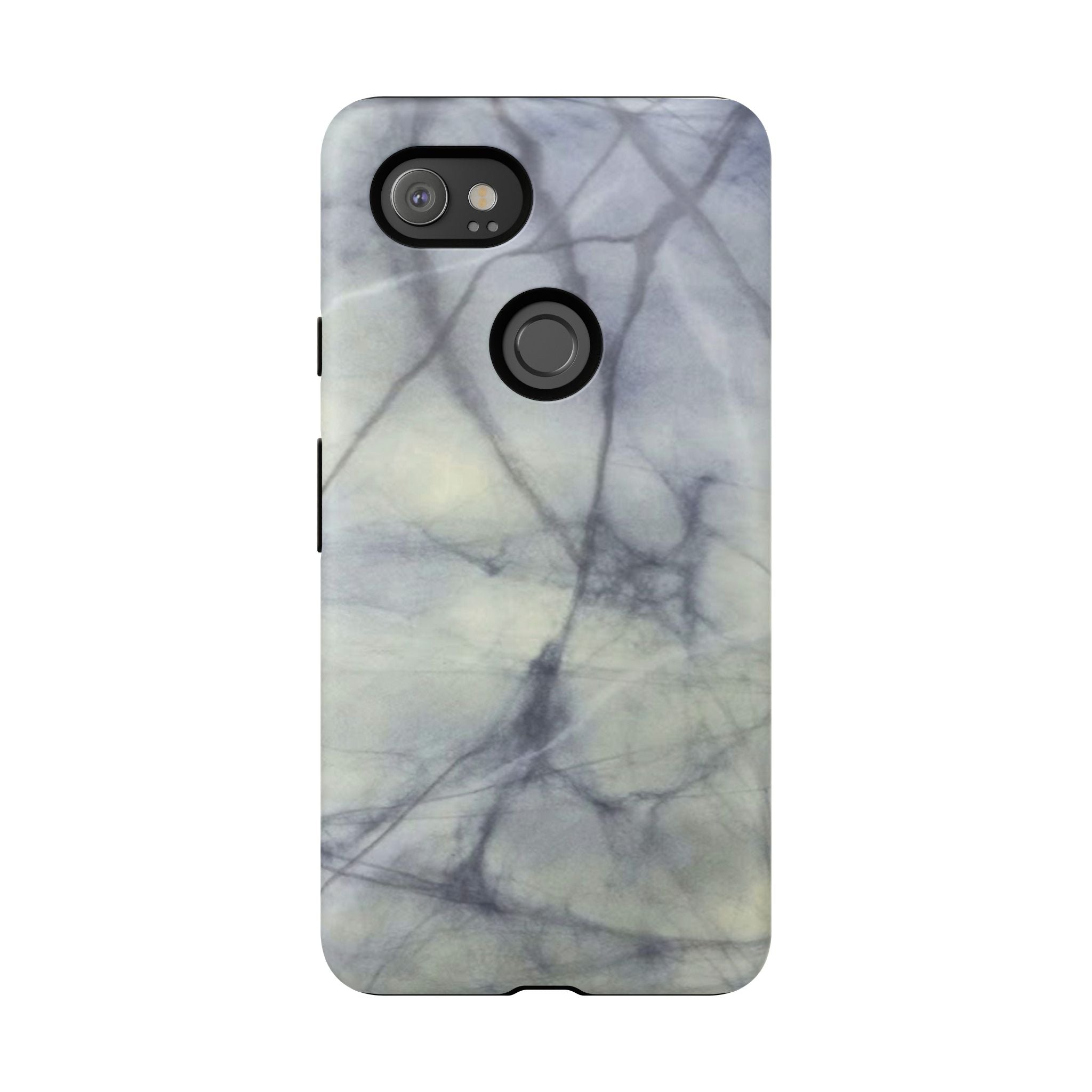 Phone Case, Eye-catching White Marble Look Tough Case by Studio Blitz