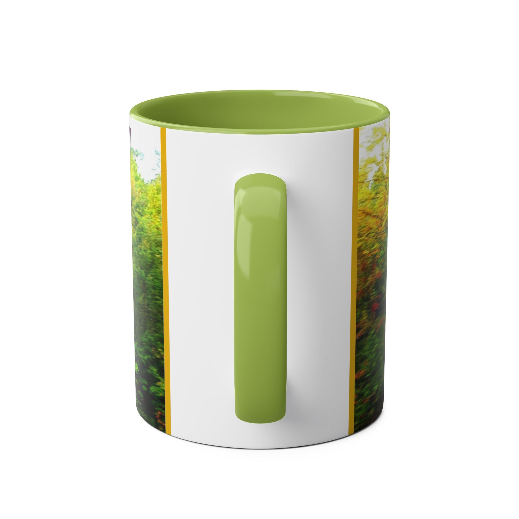 Autumn Vibes Two-Tone Coffee Mug, 11oz - Studio Blitz Design