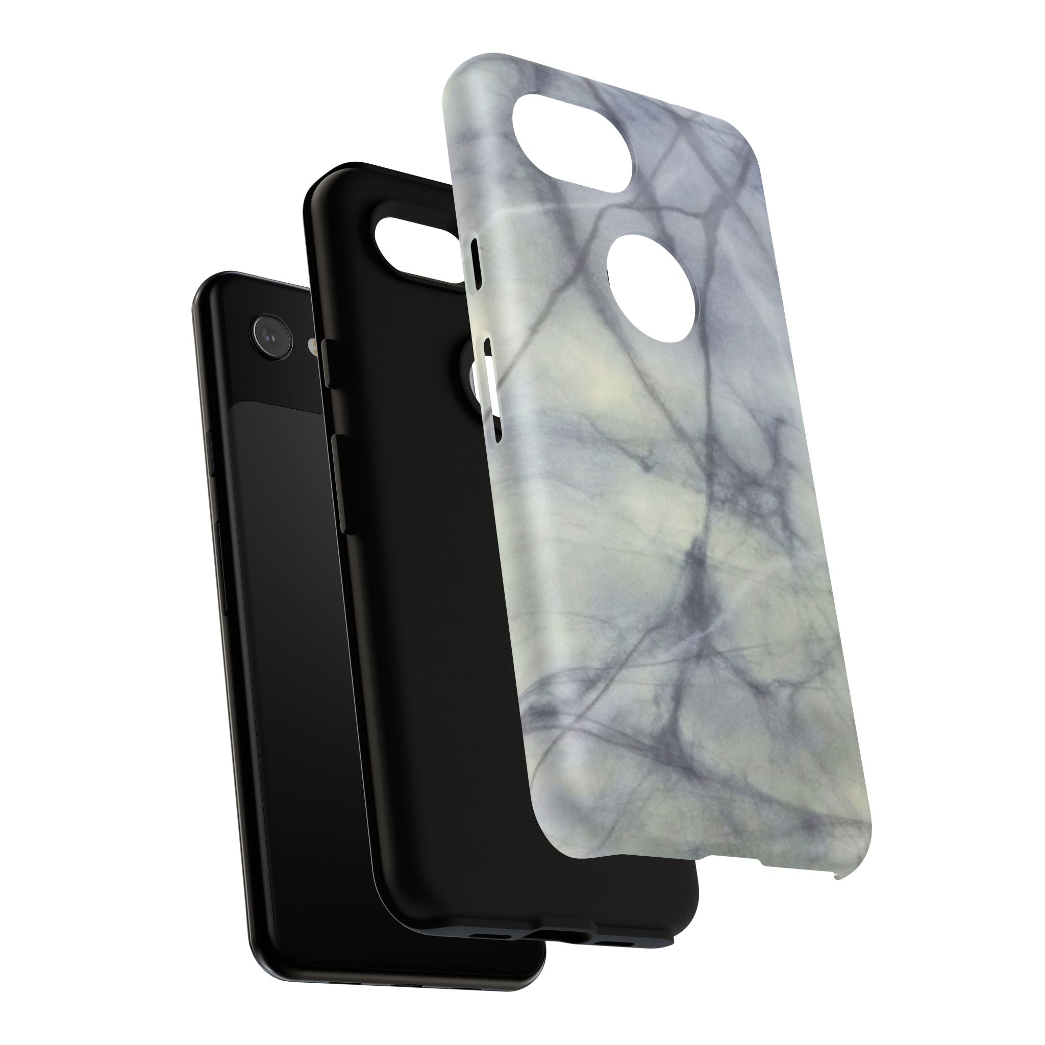 Phone Case, Eye-catching White Marble Look Tough Case by Studio Blitz