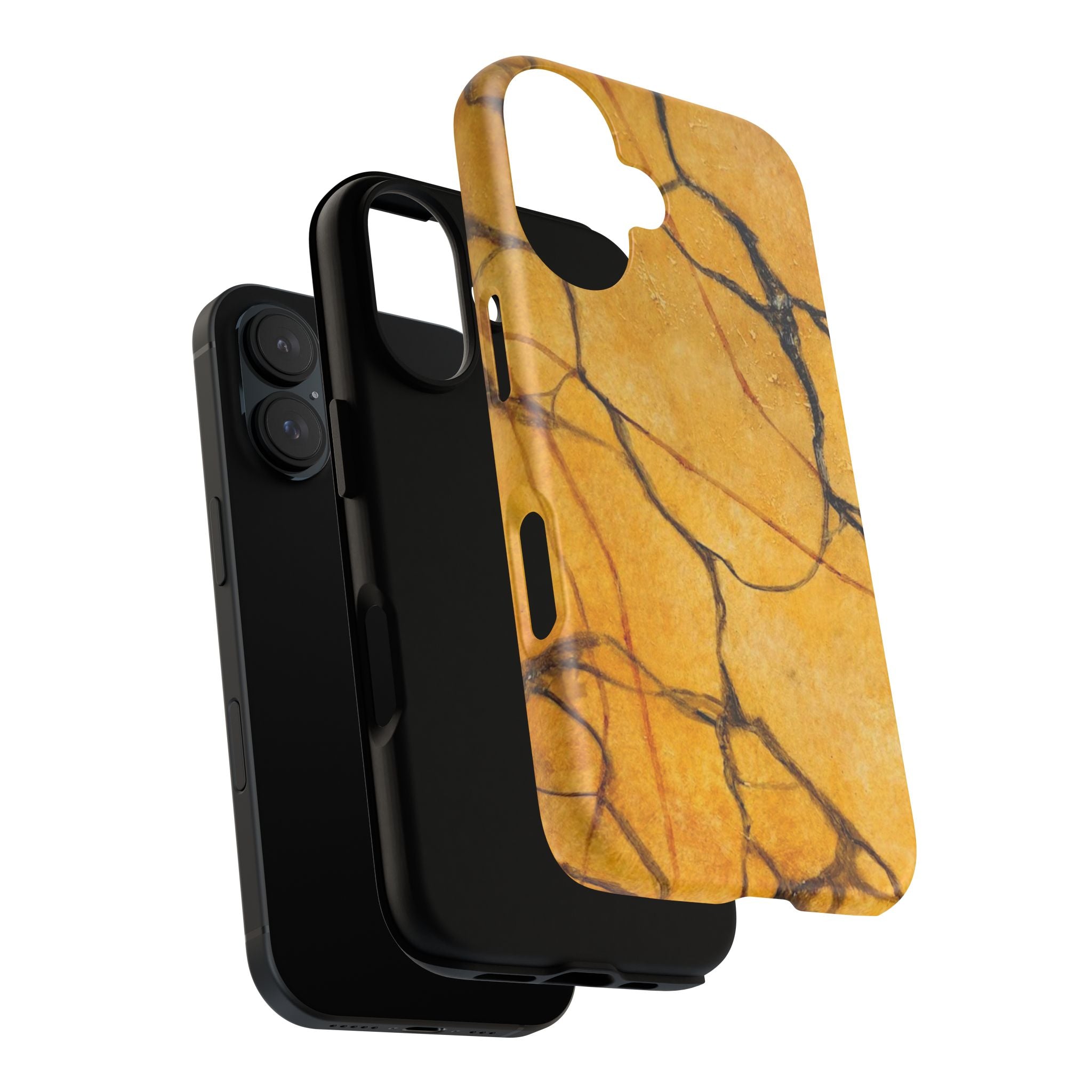 Sexy Gold Marbleized Phone Cases designed by Studio Blitz