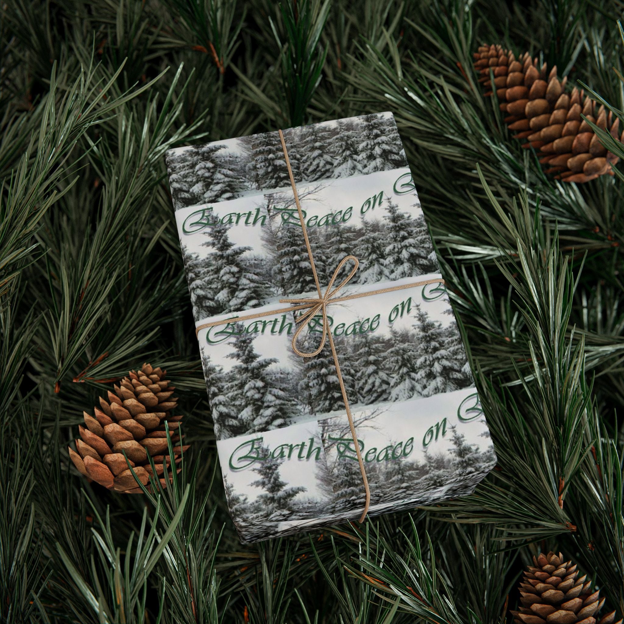 Elegant Holiday Gift Wrapping Paper by Studio Blitz