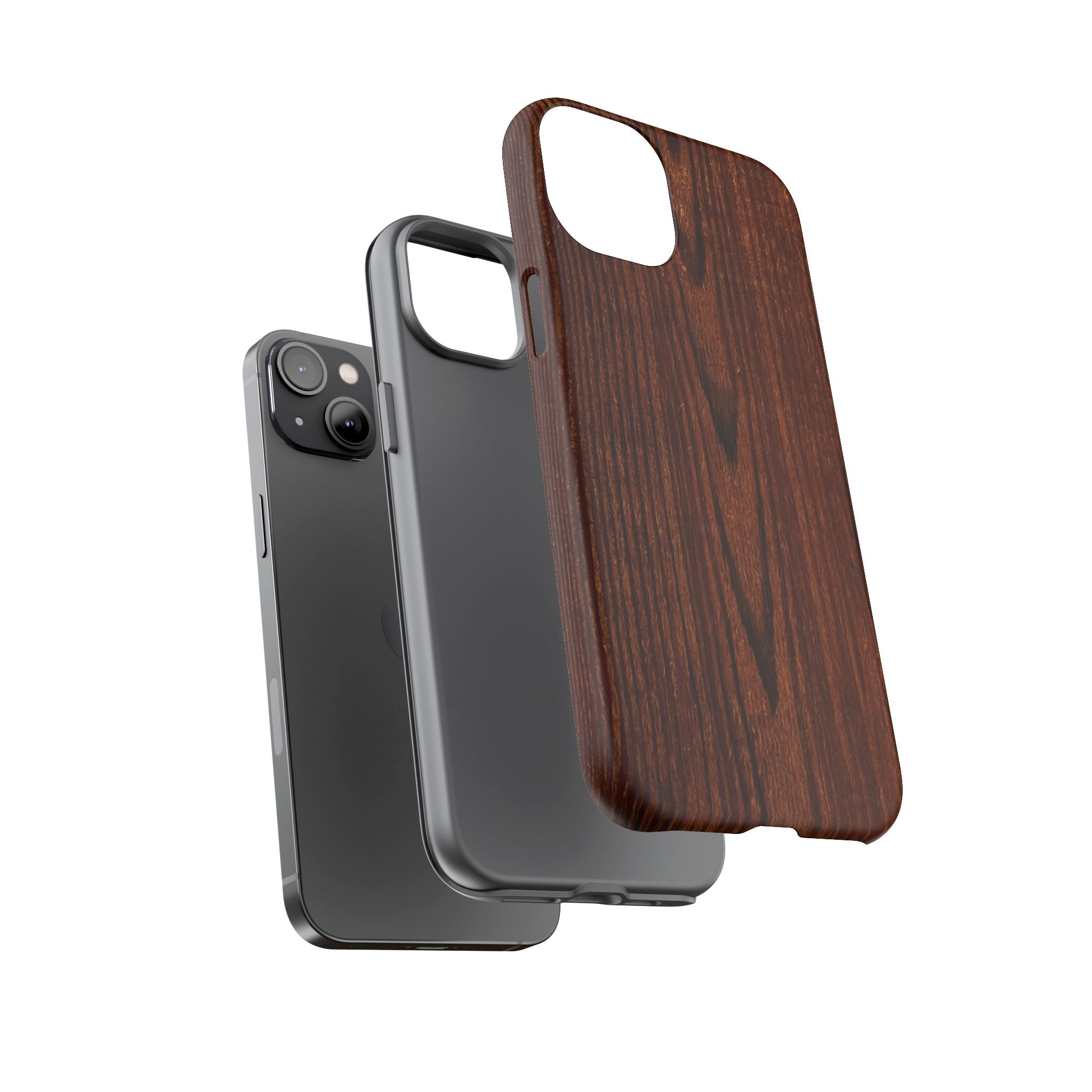 Tough Phone Case in Wooden Design by Studio Blitz