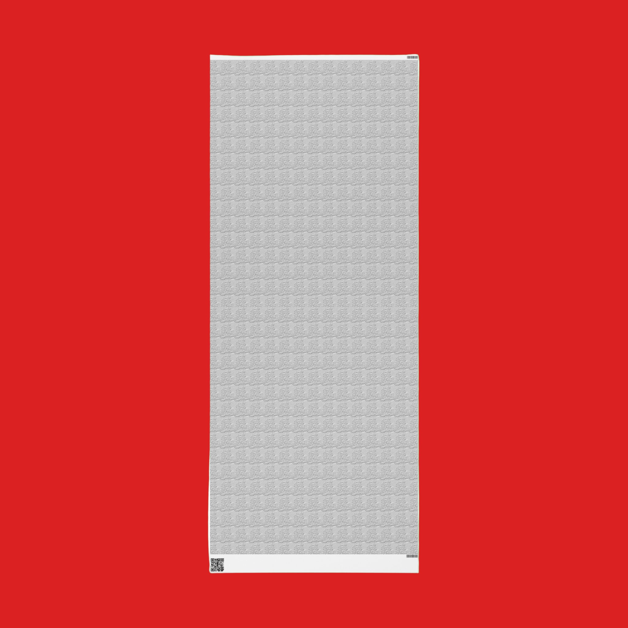 Textured gray panel on a green background